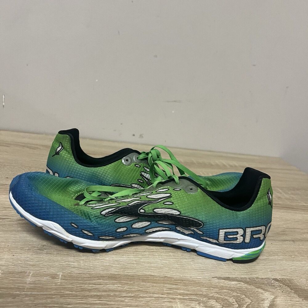 Brooks Mens Size 10 D Mach Featherlite Spike Lace… - image 6